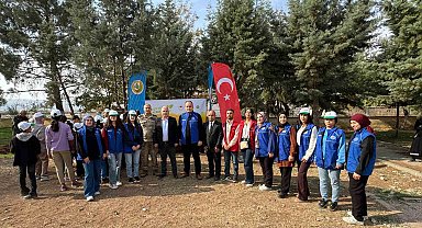 Araban'da Cumhuriyet'in 102. yılı için 102 fidan dikildi