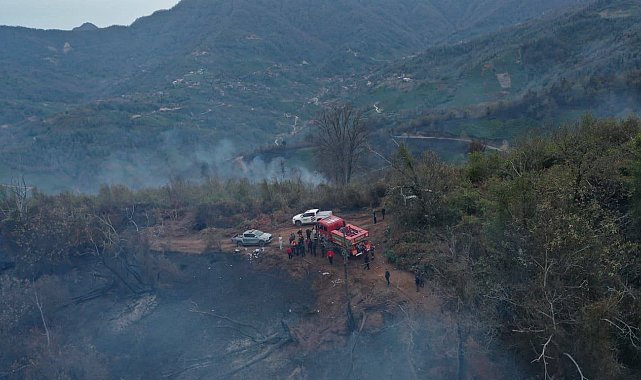Artvin Valisi Ergün: "Yangın kısmen kontrol altına alındı"