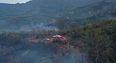 Artvin Valisi Ergün: "Yangın kısmen kontrol altına alındı"