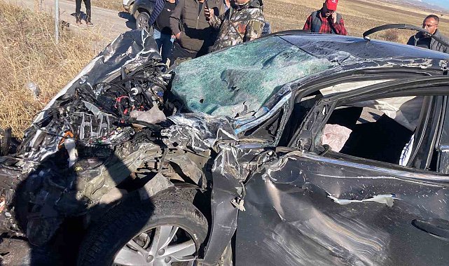 Aşkale'de trafik kazası: 2 yaralı