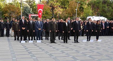 Atatürk, ölümünün 87'nci yılında Burdur'da törenle anıldı