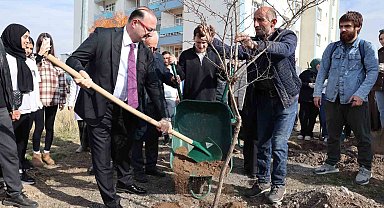Atatürk Üniversitesinden millî ağaçlandırma gününe destek