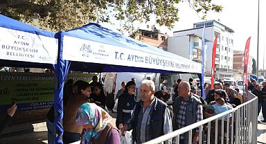 Aydın Büyükşehir kışlık fideleri Germencikliler ile buluşturdu