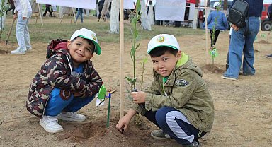 Aydın'da 7 bin fidan toprakla buluştu
