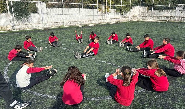 Aydın'da çocuklar güne sporla başlıyor