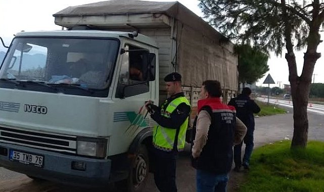 Aydın'da hayvan hastalıklarına karşı yol kontrolleri sürüyor