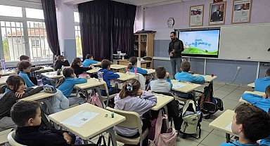 Babaeski'de öğrencilere su verimliliği, gıda israfı ve beslenme eğitimi