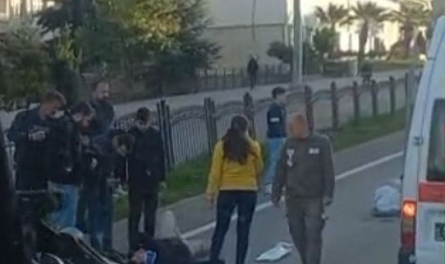 Bafra'da motosiklet kazası: 1 yaralı