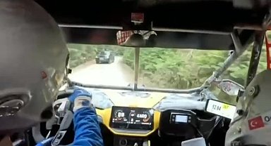 Baja yarışında sivil araç tehlike saçtı: Tecrübeli pilotlar faciayı önledi