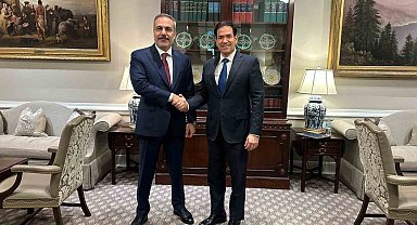 Bakan Fidan, ABD'li mevkidaşı Rubio ile Washington'da bir araya geldi