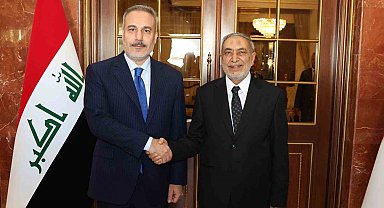 Bakan Fidan, Irak Temsilciler Meclisi Başkanı Meşhedani ile görüştü