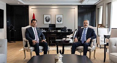 Bakan Fidan, Libya Ulusal Ordusu Genel Komutan Yardımcısı Orgeneral Hafter'i kabul etti