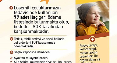 Bakan Işıkhan'dan Lösemili Çocuklar Haftası paylaşımı