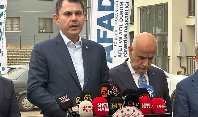 Bakan Kurum: "Türkiye genelinde ise 2025 yılı sonuna kadar 453 bin konutun teslimini gerçekleştireceğiz"