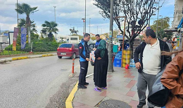Bandırma'da zabıta ekipleri dilenciyi suçüstü yakaladı