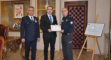 Başarılı polise teşekkür ve tebrik
