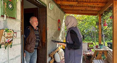 Başiskele'de "Gönül Bağı" ekipleri hane ziyaretlerini sürdürüyor