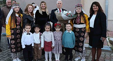 Başkan Bozbey' mezun olduğu okuldaki öğretmenlerle buluştu