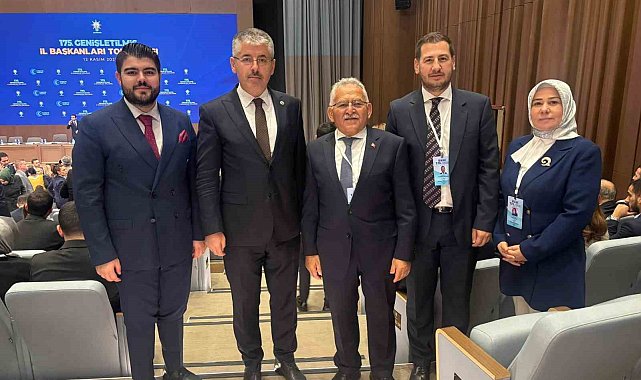 Başkan Büyükkılıç; AK Parti 175. Genişletilmiş İl Başkanları Toplantısı'na katıldı