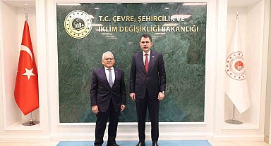 Başkan Büyükkılıç'tan Bakan Kurum'a ziyaret