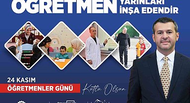 Başkan Çetinkaya'dan 24 Kasım Öğretmenler Günü mesajı