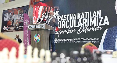 Başkan Çolakbayrakdar: "Satrançta kazanan, Türkiye'nin geleceği olan evlatlarımızdır"