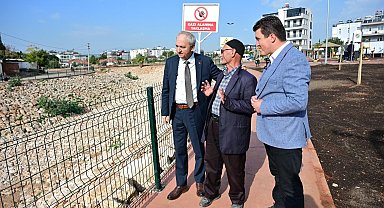 Başkan Kocagöz, Şelale Mahallesi'ne kazandırılan yeni park alanını inceledi