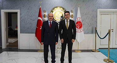 Başkan Özlü, Başsavcı Emre ile bir araya geldi