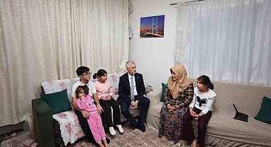 Başkan Tahmazoğlu'ndan aile ve esnaf ziyaretleri