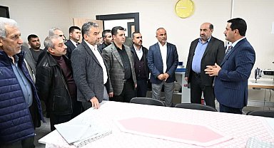 Başkan Taşkın, tamamlanan projeleri teşkilatla inceledi