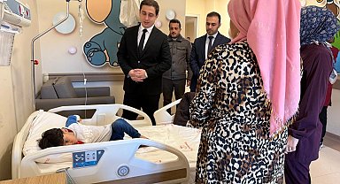 Batman Sason'da Kaymakam Başar'dan hastane ziyareti