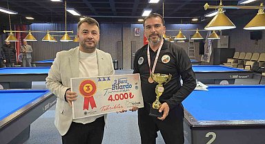 Battalgazi'de 3 Bant Bilardo Turnuvası sona erdi