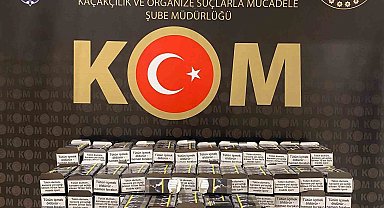 Bayburt'ta kaçak tütün ve alkol operasyonu yapıldı