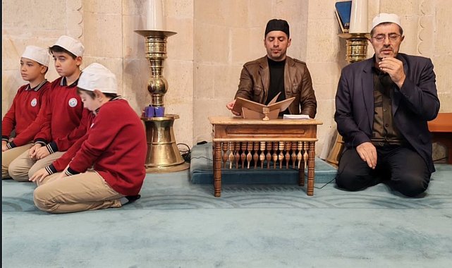 Bayburt'ta vefat eden öğretmenler için Ulu Camii'de mevlit okundu