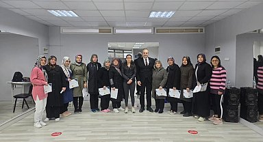 Bayırköy'de fitness kursu sertifikayla sona erdi
