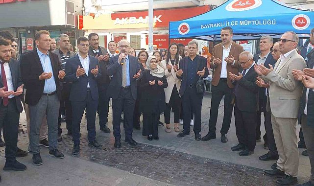 Bayraklı Müftülüğü'nden Gazze için yardım etkinliği