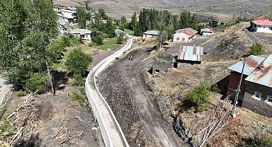 Bayraktar köyündeki taşkın kontrol inşaatında çalışmalar sürüyor