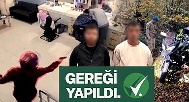 Berber dükkanına silahlı saldırının gereği yapıldı! Şüpheliler Bartın'da yakalandı