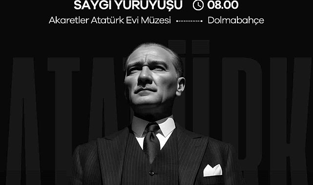 Beşiktaş Belediyesi, 10 Kasım'da saygı yürüyüşü ile Atatürk'ü anacak