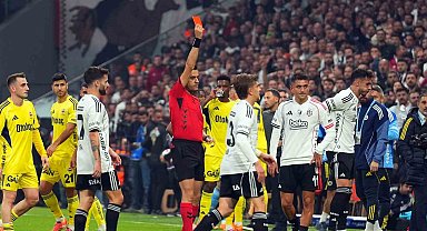 Beşiktaş, bir Fenerbahçe maçında yine kırmızı kart gördü