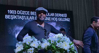 Beşiktaşlı eski futbolcular, Düzce'de taraftarla buluştu