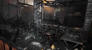 Beykoz'da şömineden çıkan yangın restoranı küle çevirdi