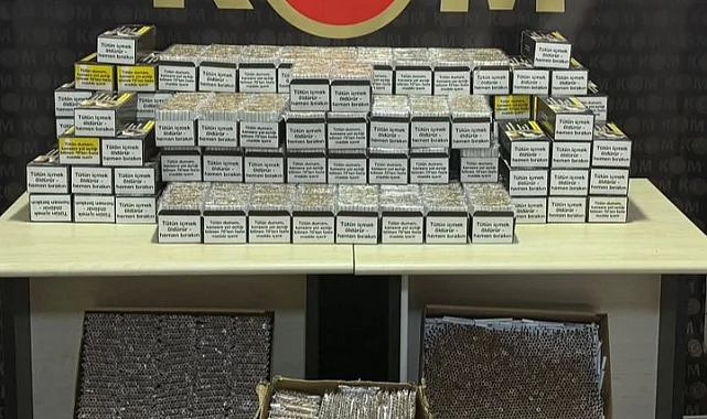 Bilecik Pazaryeri'nde kaçak tütün operasyonu