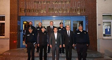 Bilecik Valisi Faik Oktay Sözer, emniyet çalışmalarını yerinde inceledi