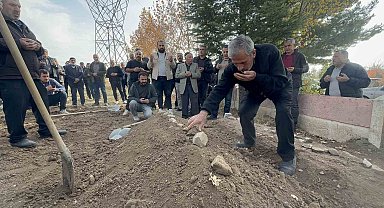 Bir hafta sonra cesedi bulunan Veysel son yolculuğuna uğurlandı