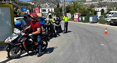 Bodrum'da abartı egzozlu motosiklete 28 bin 937 lira ceza