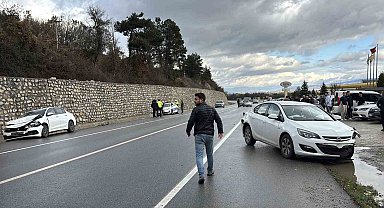 Bolu'da zincirleme kaza: 3 yaralı