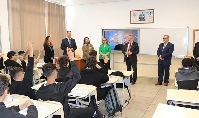 Bozüyük'te Kaymakam ve Milli Eğitim Müdüründen okul ziyaretleri