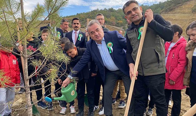 Bozüyük'te yeşil vatanın yeni fertleri toprakla buluştu