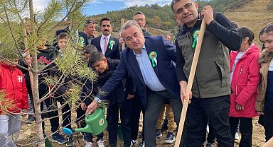 Bozüyük'te yeşil vatanın yeni fertleri toprakla buluştu